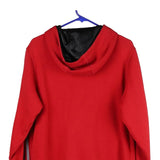 Age 14-15 Adidas Spellout Hoodie - Large Red Cotton Blend