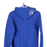 Age 13-14 Converse Spellout Hoodie - XL Blue Cotton Blend