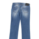 Sisley Jeans - 33W UK 12 Blue Cotton Blend