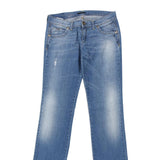 Sisley Jeans - 33W UK 12 Blue Cotton Blend