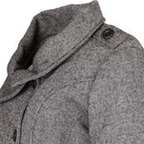 Unbranded Overcoat - Large Grey Polyester Blend