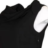 Derhy Midi Dress - Small Black Polyester