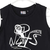 Age 10- 11 Brooklyn NBA Nba NBA Vest - Medium Black Cotton