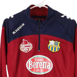 Age 14 Polisportiva lamezia Kappa Football 1/4 Zip - Medium Block Colour Polyester