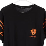 Mykol Gold T-Shirt - Large Black Cotton