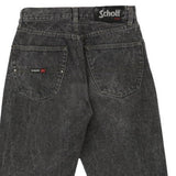 Schott Trousers - 26W UK 6 Grey Cotton