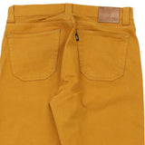 Jeckerson Trousers - 28W UK 8 Yellow Cotton