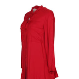 Emporio Armani Blouse - Large Red Viscose