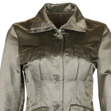 Unbranded Jacket - Small Green Cotton Blend