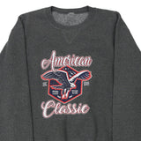 Unbranded Graphic Sweatshirt - Small Grey Cotton Blend