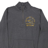University of Iowa Hawkeyes Champion College 1/4 Zip - Small Grey Cotton Blend