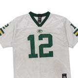 Age 13-14 Green Bay Packers Aaron Rogers Reebok NFL Jersey - XL White Polyester