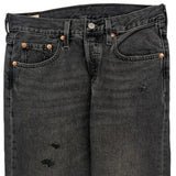 501 Levis Jeans - 30W UK 10 Grey Cotton