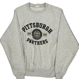 Vintage Reverse Weave Champion College Sweatshirt - Small Grey Cotton