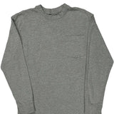 Dickies Long Sleeve T-Shirt - Medium Gray Cotton Blend