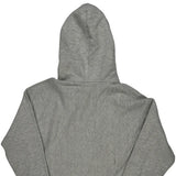 Vintage Reverse Weave Champion Hoodie - Medium Grey Cotton Blend