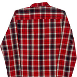 Oakley Checked Flannel Shirt - Medium Blue Cotton