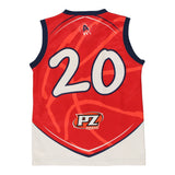 Pz Sport Jersey - Large Red Polyester