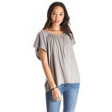 U-Back Top - Organic Cotton - Grey