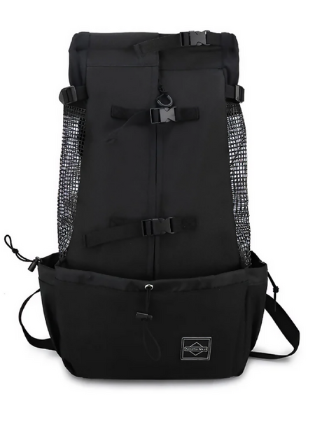 Anypet XL Black Pet Carrier Backpack with Pockets – Travel & Driving Bag for Medium to Large Dogs