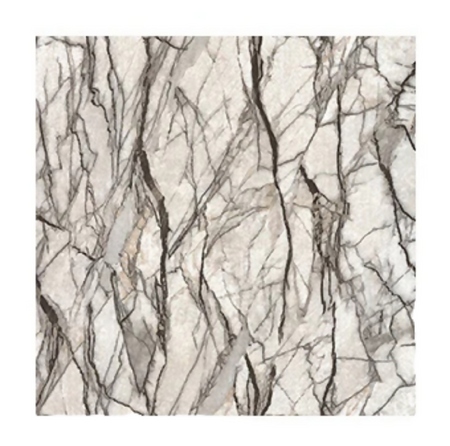 Anyhouz 10pcs White Vinyl Wall Tiles –Branch Stain Marble Design, Waterproof