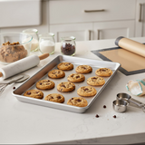 Anygleam 25x16cm Baking Pan Tray Aluminum Sheet Rectangular Bakeware Kitchen Oven Food Tools