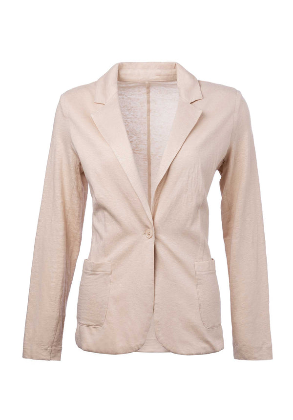 Jacket Lej1button Sand