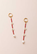 Earring  A2045er02-6 Red