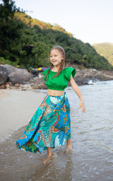 Secret Sway Flared Maxi Skirt - Red