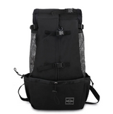 Anypet Medium Black Pet Carrier Backpack with Pockets – Travel & Driving Bag for Medium to Large Dogs