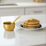 Anygleam Cookware Pouring Pots 1PC Gold Mini Sauce Heating Stainless Steel Kitchen Chocolate Pot Butter Milk Drip Pot Small With Handle