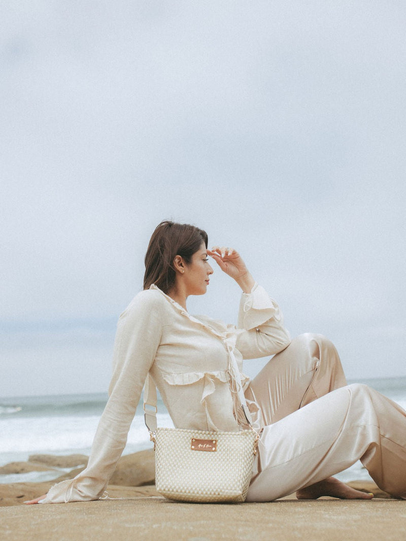 Victoria Crossbody Bag - Ivory Luxe