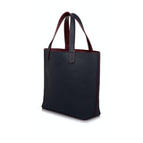 Reversible Vegan Tote In Navy & Red