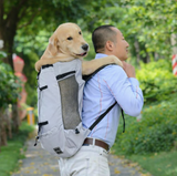 Anypet XL Light Gray Pet Carrier Backpack with Pockets – Travel & Driving Bag for Medium to Large Dogs