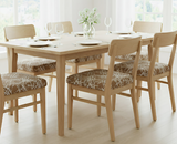 Anyseat Brown White Crack Linear Design Print Chair Cover – Stretch Washable Removable Seat Cover for Dining & Kitchen