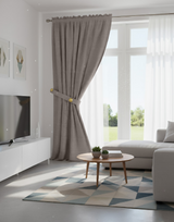 Anydrape Curtain Silver Gray 100cmx250cm Fashion Luxury Curtains Window Decor