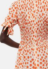 Smart/occasion Dress 36746 Orange-multi