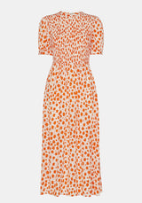 Smart/occasion Dress 36746 Orange-multi