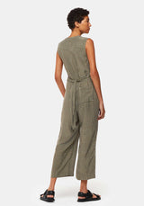 Jumpsuit 38485 Khaki-multi