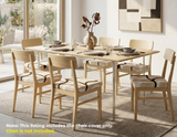 Anyseat Brown White and Beige Print Chair Cover – Stretch Washable Removable Seat Cover for Dining & Kitchen