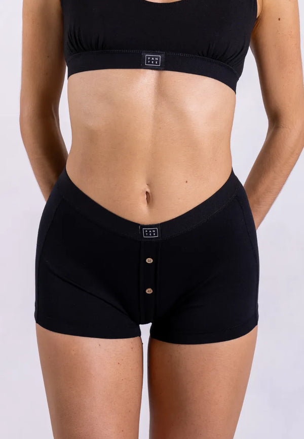 Women's Boxer Briefs, Black