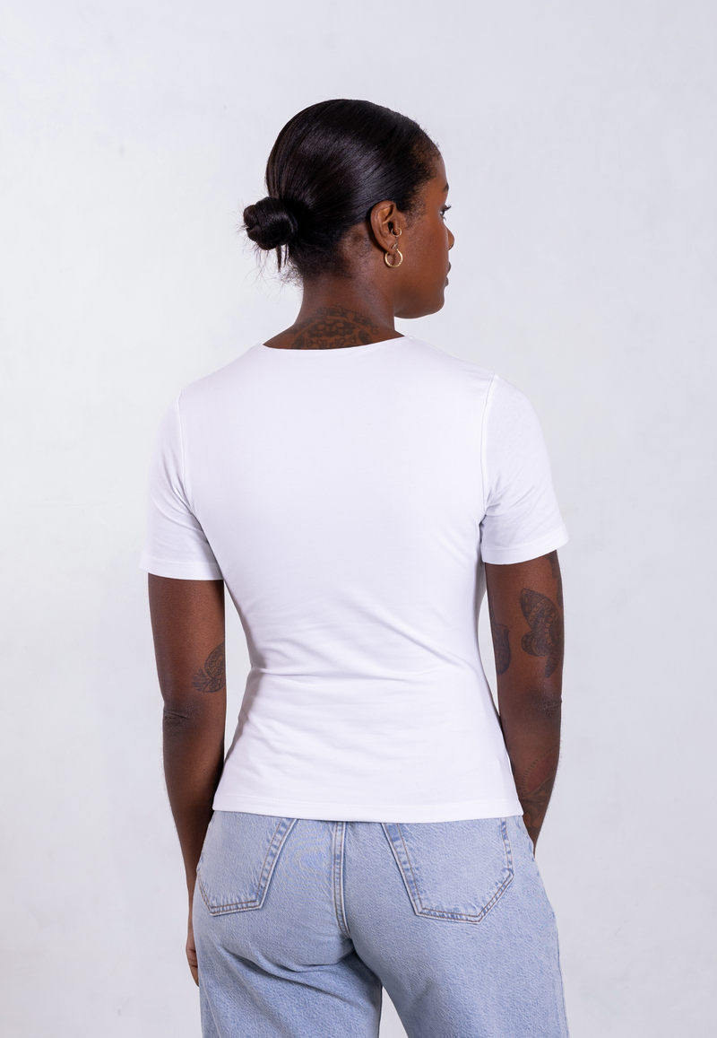 Organic Cotton Crew T-Shirt, White