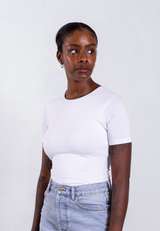 Organic Cotton Crew T-Shirt, White