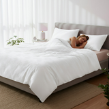 Anycozy Duvet Cover – White Premium Mulberry Silk Comforter Blanket