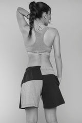 Unisex Rework Carhartt Patchwork Tee Shorts - L
