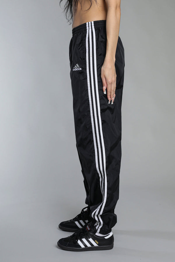 adidas | Pants | Adidas Nylon Wind Pants Black Size 2xl | Poshmark