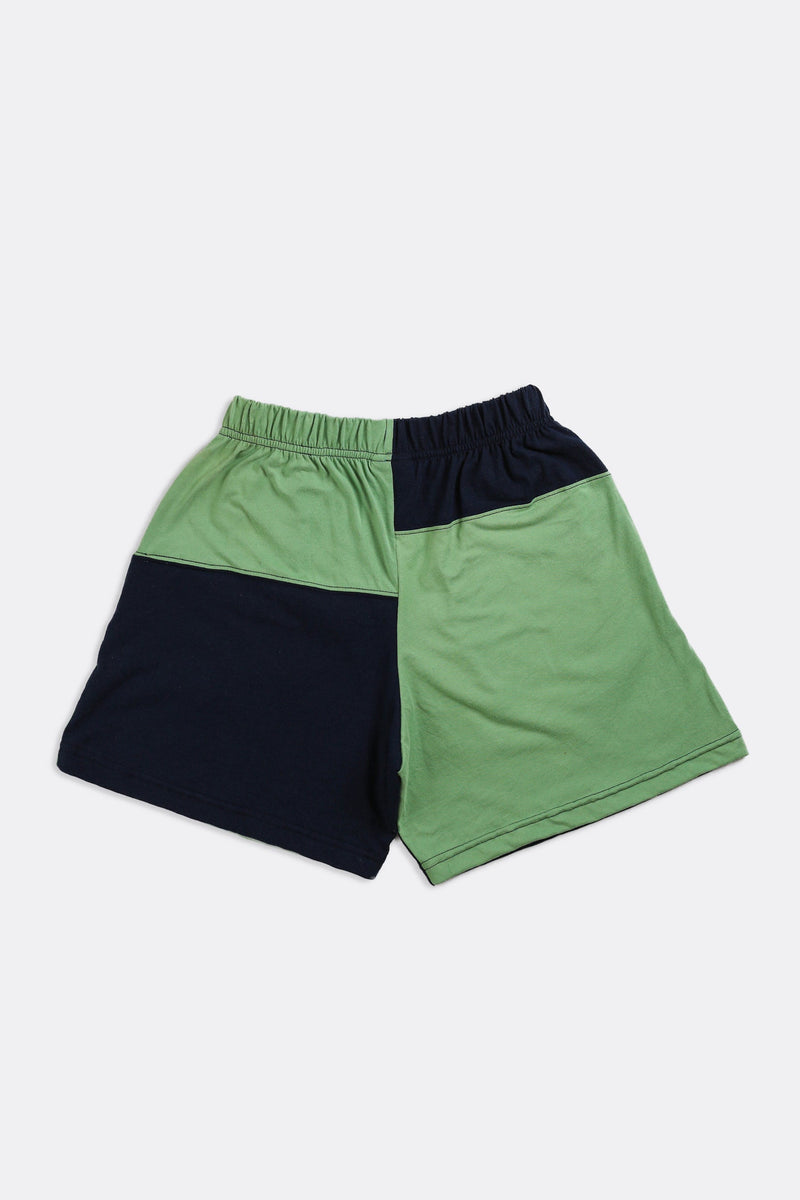 Unisex Rework Polo Patchwork Tee Shorts - XS