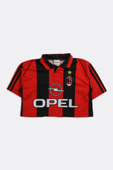 Rework A.C. Milan Crop Soccer Jersey - XS