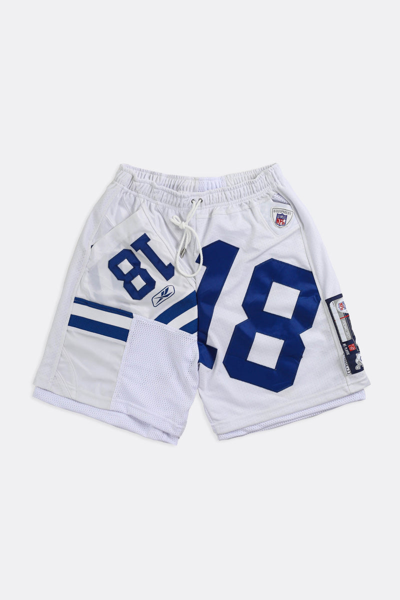 Unisex Rework Colts NFL Jersey Shorts - Women-S, Men-XS