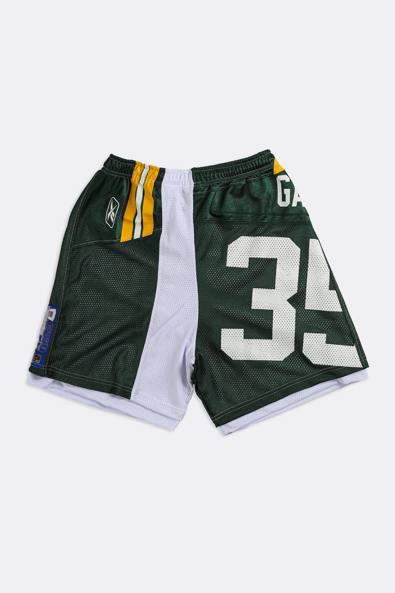 Unisex Rework Packers NFL Jersey Shorts - Women-L, Men-M